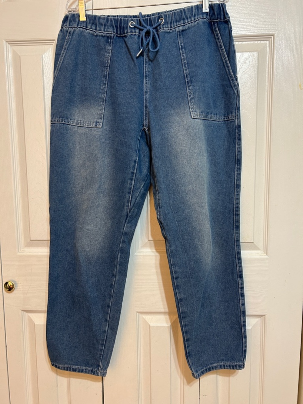 Women’s Pull-On Denim Jogger Jeans - Blue
